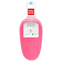 Поїлка-насадка на пляшку WAUDOG Silicone, 165х90 мм, рожевий
