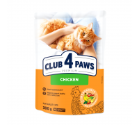 Корм Club 4 Paws (Клуб 4 лапи) для кішок, з куркою 0,3 кг..
