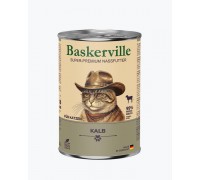 Вологий корм для котів Baskerville Телятина, 400 г..