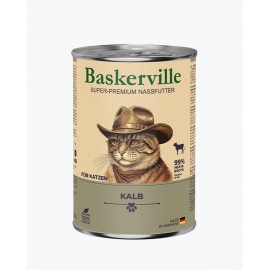 Вологий корм для котів Baskerville Телятина, 400 г..