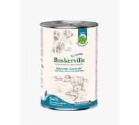 Влажный корм для собак Baskerville Говядина и лосось с пастернаком, шп..