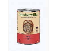 Вологий корм для собак Baskerville Яловичина, 800 г..
