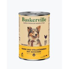 Влажный корм для собак Baskerville Петух с рисом и цуккини, 400 г