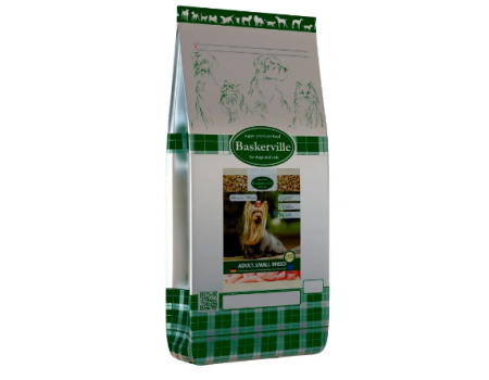Сухий корм Baskerville HF Klein Rassen для дорослих собак дрібних порід, 4 кг