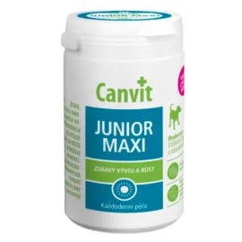 Canvit Junior Maxi Вітамінно-мінеральні добавки цуценят та молодих соб..