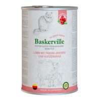 Вологий корм Baskerville Sensitive Lamm Mit Preiselbeeren для котів, ягня з журавлиною і котячої м'ятою, 400 г