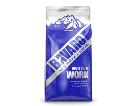 Bavaro (Баваро) WORK (ВОРК) сухой корм для взрослых собак для собак с постоянными интенсивными нагрузками. 18 кг
