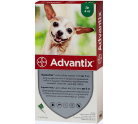 Bayer (Байер) Адвантикс - для собак до 4кг (упаковка 4 пипетки, цена з..