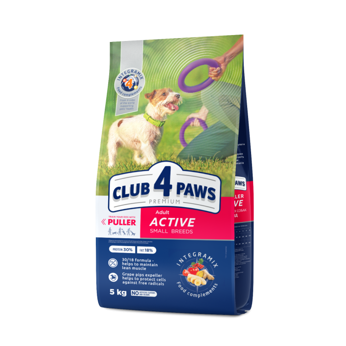 Club 4 Paws Сухий корм для собак  Актив малі породи 5 кг