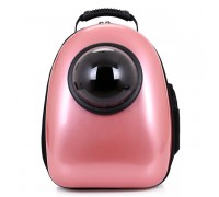 Рюкзак-переноска з ілюмінатором 32х42х29 см, пластик, перлино-рожевий ..