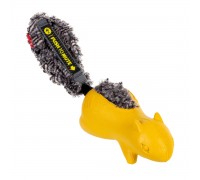 Игрушка для собак Белка с отключаемой пищалкой, желтый GiGwi Push to m..