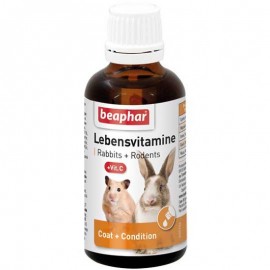 Beaphar Lebensvitamine - кормова добавка Біфар для гризунів та кроликі..