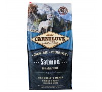 Carnilove Adult Salmon с лососем для взрослых собак всех пород 12кг..