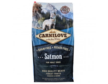 Carnilove Adult Salmon з лососем для дорослих собак усіх порід 12кг