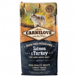 Carnilove Adult Large Salmon & Turkey с лососем и индейкой для взрослы..