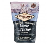 Carnilove Puppy Salmon & Turkey с лососем и индейкой для щенков 1,5кг..