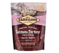 Carnilove Cat Salmon & Turkey Kitten з лососем та індичкою для кошенят..