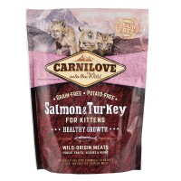 Корм сухой Carnilove Salmon & Turkey, для котят, с лососем и индейкой, 400 г