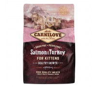Carnilove Cat Salmon & Turkey Kitten с лососем и индейкой для котят 2к..