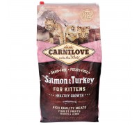 Carnilove Cat Salmon & Turkey Kitten с лососем и индейкой для котят 6к..