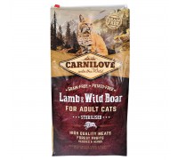 Carnilove Cat Lamb & WildBoar Sterilised с ягненком и мясом дикого каб..