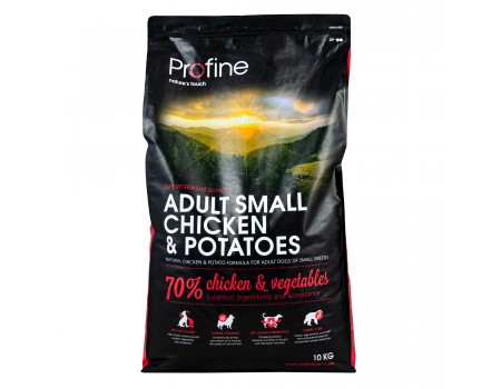 Profine (Профайн) Adult Small Breed Chicken & Potatoes - сухой корм для взрослых собак мини пород с курицей и картофелем 10кг