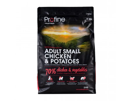Profine (Профайн) Adult Small Breed Chicken & Potatoes - сухой корм для взрослых собак мини пород с курицей и картофелем 2кг