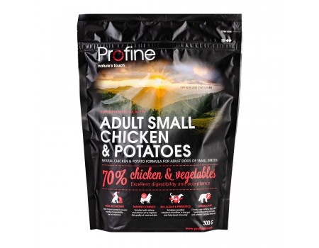 Profine (Профайн) Adult Small Breed Chicken & Potatoes - сухой корм для взрослых собак мини пород с курицей и картофелем 300г
