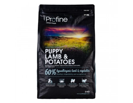 Profine (Профайн) Puppy Lamb & Potatoes - сухий корм для цуценят та молодих собак з ягнятком та картоплею 3кг