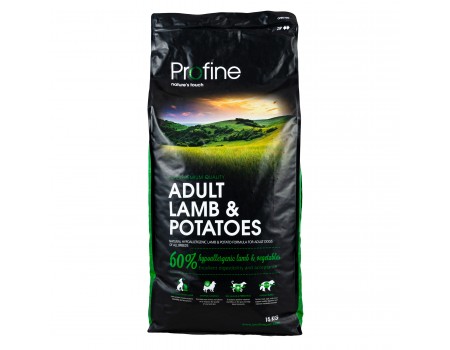 Profine (Профайн) Adult Breeds Lamb & Potatoes - сухой корм для взрослых собак с ягненком и картофелем 15кг