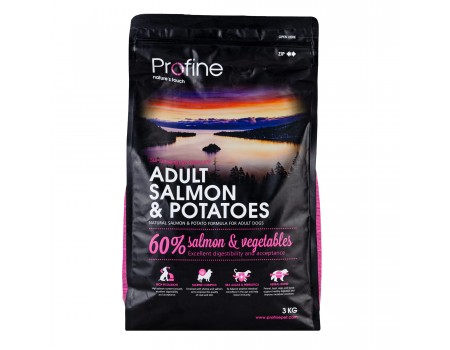 Profine (Профайн) Adult Salmon & Potatoes - сухой корм для взрослых собак с лососем и картофелем 3кг