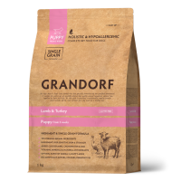 Grandorf Lamb and Turkey Puppy - Грандорф Сухий корм з ягнятком та індичкою для цуценят з 3х тижнів 1кг