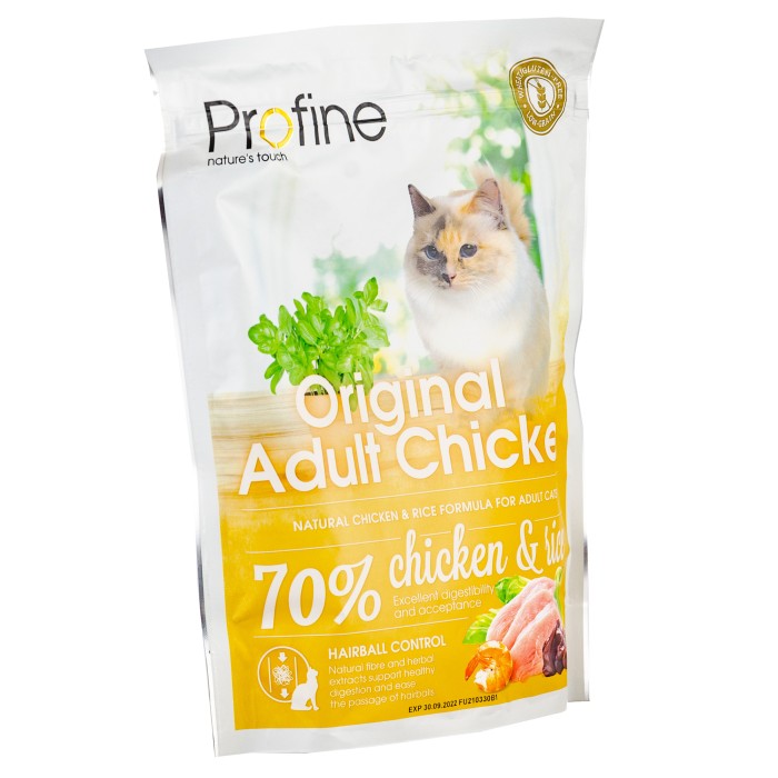 Profine Cat ORIGINAL ADULT корм з натуральним курячим м'ясом та рисом для котів та кішок всіх порід 300г