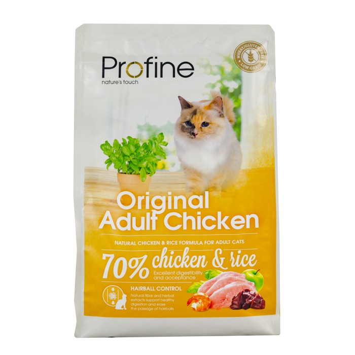 Profine Cat ORIGINAL ADULT корм з натуральним курячим м'ясом та рисом для котів та кішок всіх порід 2кг