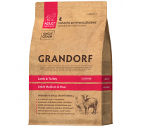 Grandorf Lamb and Turkey Adult Medium Breed - Грандорф Сухой корм с яг..