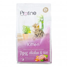 Profine KITTEN корм с натуральным  куриным  мясом и рисом для котят 10..