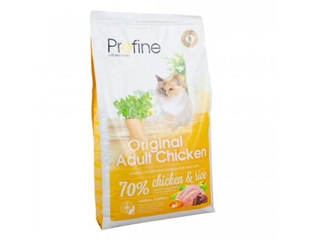 Profine Cat ORIGINAL ADULT корм с натуральным  куриным  мясом и рисом для котов и кошек всех пород 10кг