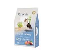 Profine Cat LIGHT корм с натуральным  мясом индейки и рисом  для котов..