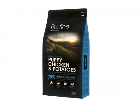 термін до 09.2023 // Profine (Профайн) Puppy CHICKEN & POTATOES - сухий корм для цуценят з куркою та картоплею 15кг
