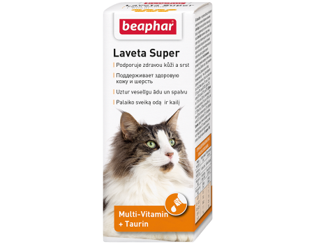 Beaphar Кормова добавка Laveta Super для котів 50 мл