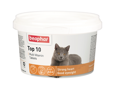 Beaphar Кормовая добавка Top 10 для кошек, 180 табл.