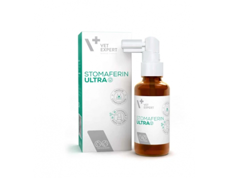 Гель Vet Expert Stomaferin Ultra для підтримання здоров'я ротової порожнини у котів і собак, 30 мл