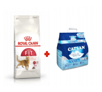 Акція Сухий корм для котів Royal Canin  FIT32 4 кг + Наповнювач для ту..