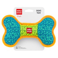 Іграшка для собак WAUDOG Fun, "Кістка", 20х12 см, блакитний