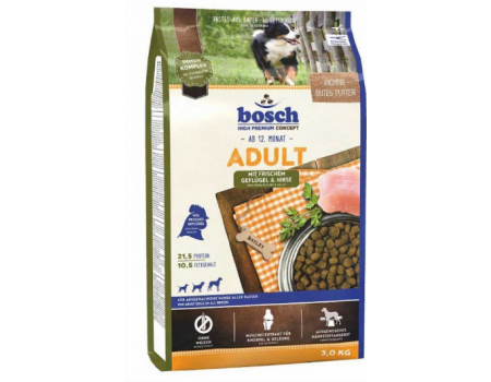 Bosch Adult - Корм для  взрослых собак,  птица со спельтой 3 кг