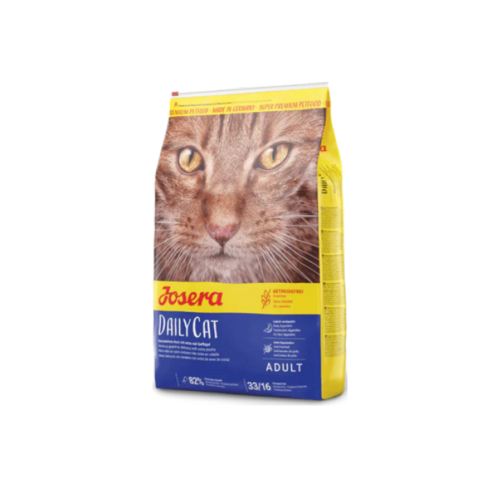 Josera Daily Cat - корм Йозера Дейли Кэт- для домашних кошек живущих во дворе, беззерновой с птицей, 10 кг