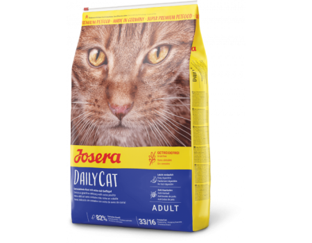 Josera Daily Cat - корм Йозера Дейли Кэт- для домашних кошек живущих во дворе беззерновой с птицей, 2 кг