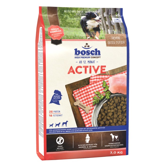 Корм Bosch Active для Собак 15кг