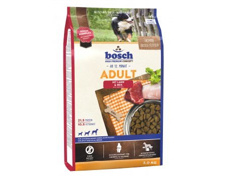 Корм Bosch Adult Ягнёнок и рис для Собак 1кг