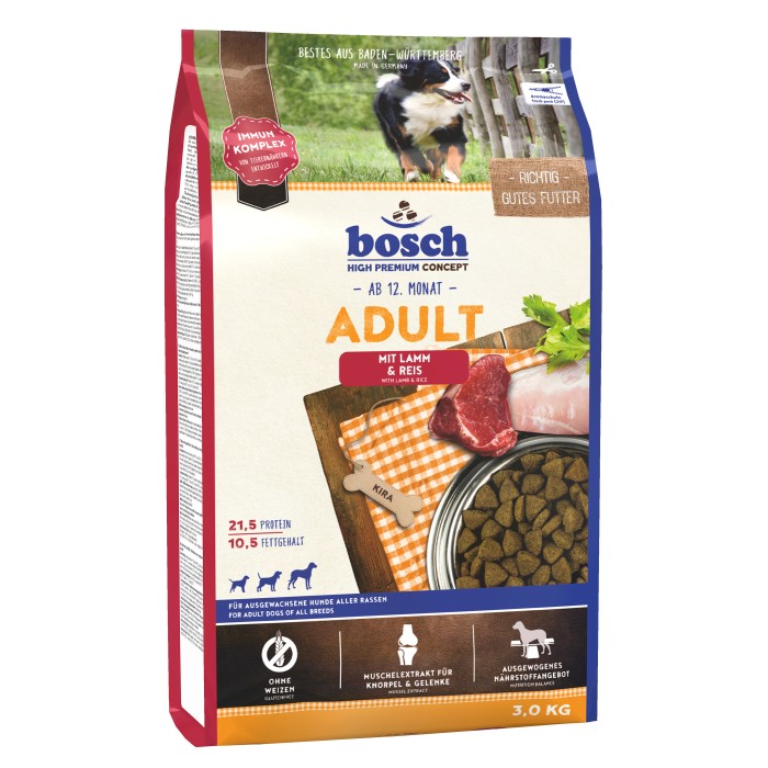 Корм Bosch Adult Ягнёнок и рис для Собак 1кг